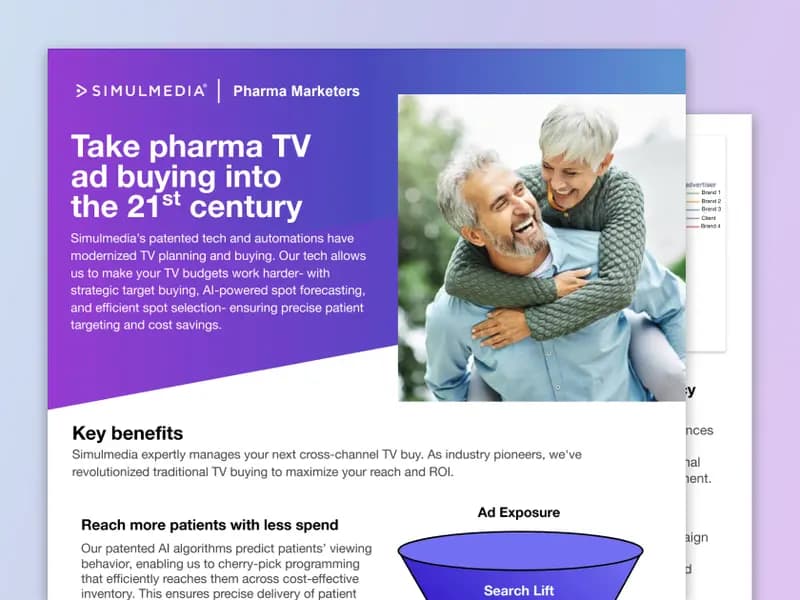 Take pharma TV ad buying into the 21st century