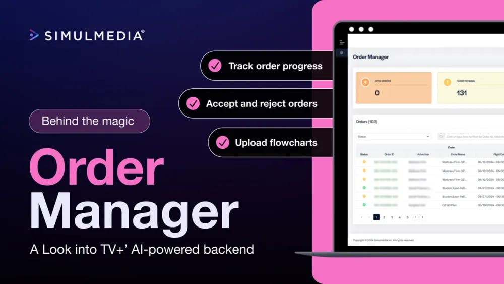 Behind the magic. A Look into TV+’ AI-powered backend. Order Manager